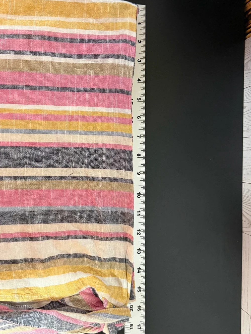 Free People Striped Wrap Midi Skirt Pink Yellow Gray Cotton Size 10